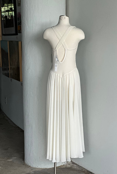 Ivory Sleeveless Breeze Dress