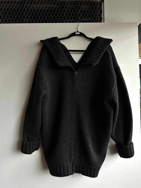 Heavenly Wool Sweater Jacket by Maison Margiela