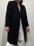 Vintage Black Cashmere Overcoat