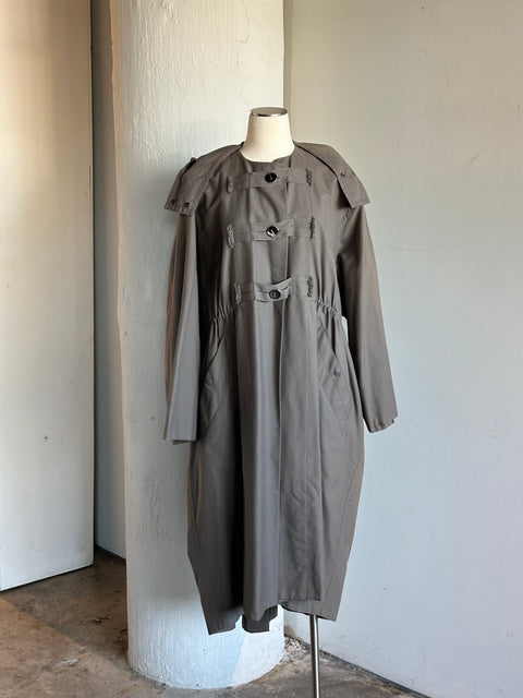 Cotton Oversized Nina Ricci Hooded Jacket