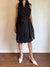Donna Karen Black Wrap Halter Dress