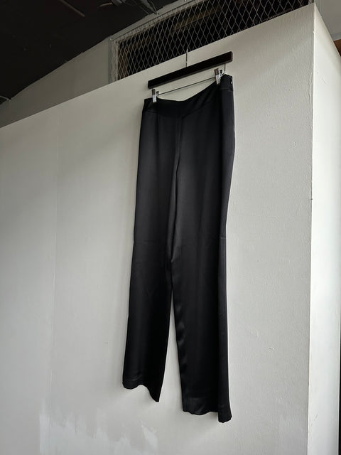 Kay Unger Black Silk Pants