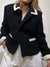 Vintage Black & White Wool Jacket