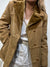 Vintage Tan Corduroy Fur Jacket