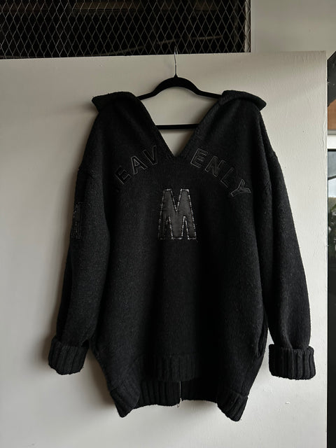 Heavenly Wool Sweater Jacket by Maison Margiela