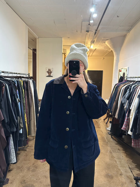 LLBean Navy Corduroy Jacket