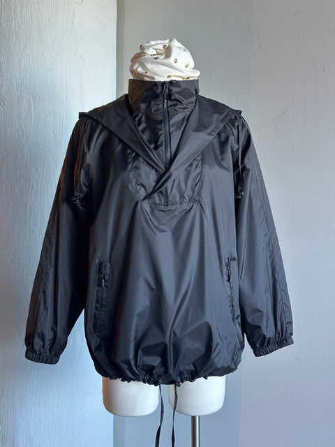 Nylon Hooded Toggle Pullover