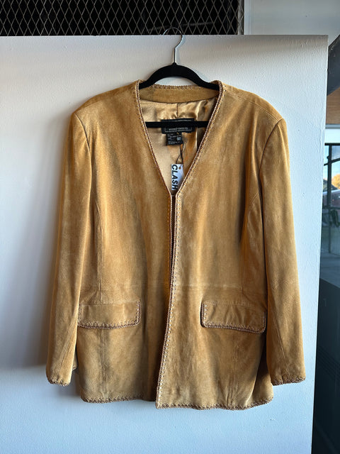 Terry Lewis Tan Leather Jacket