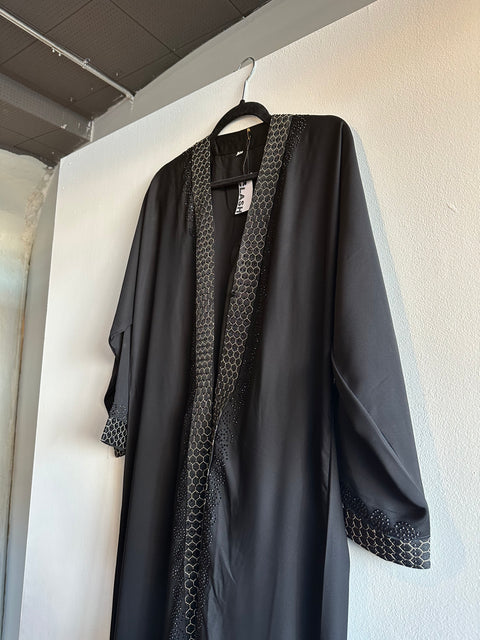 Embellished Long sleeve Duster