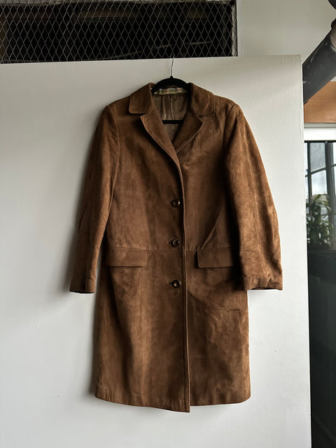 Vintage Brown Suede Jacket