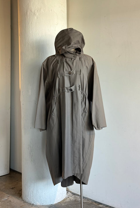 Cotton Oversized Nina Ricci Hooded Jacket