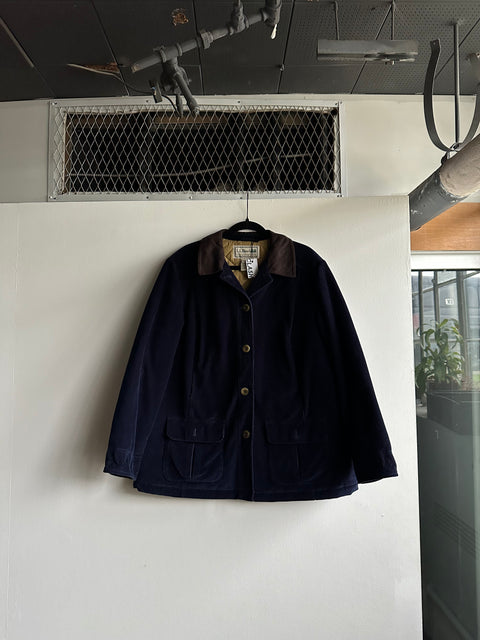 LLBean Navy Corduroy Jacket