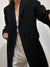 Vintage Black Cashmere Overcoat