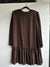 Vintage Bill Blass Brown Silk Dress