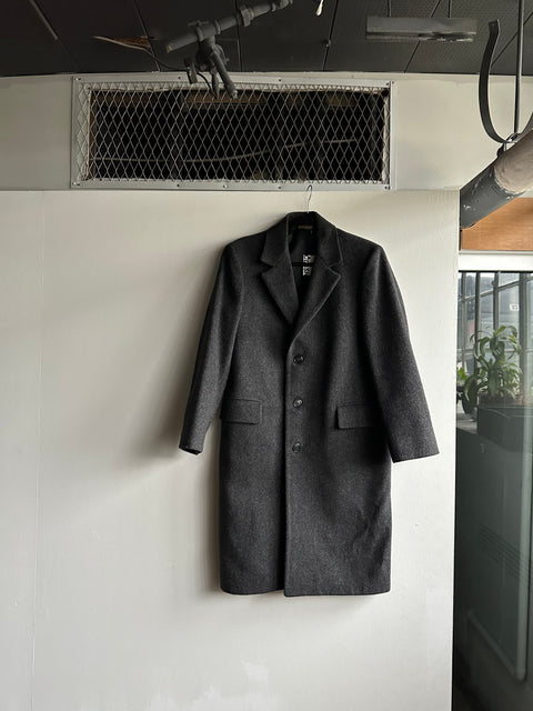 Vintage Grey Petite Wool Coat
