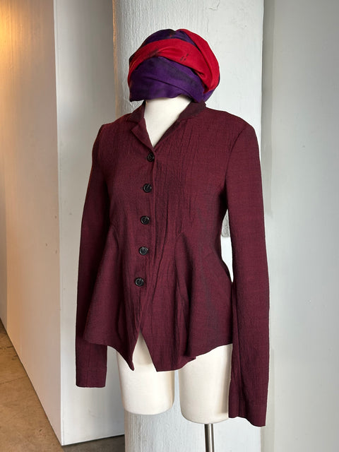 Studio Rundholz Maroon Fitted Jacket