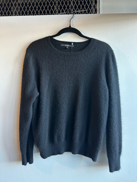 Quince Black Cashmere Sweater