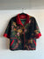 Vintage Corduroy Floral Shortsleeved Cropped Jacket