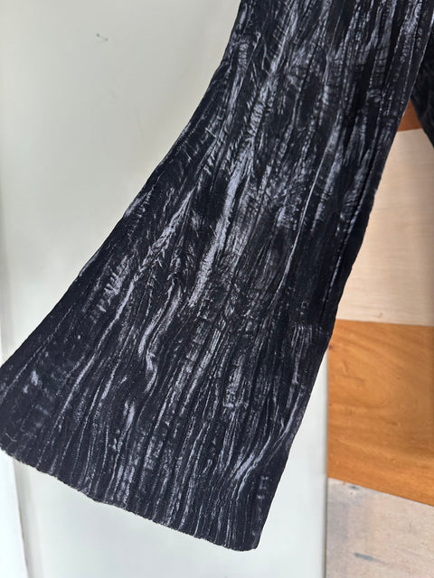 Black Velvet Trousers