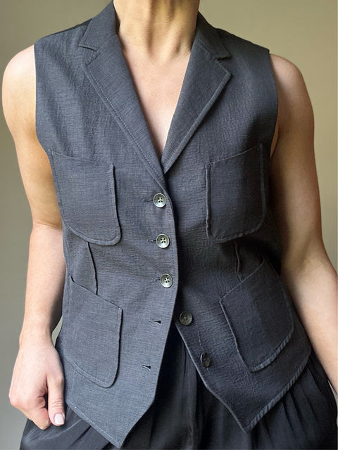 Rag and Bone Grey Vest