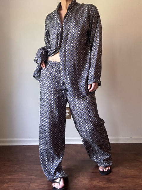 Silk PJ Pant Set