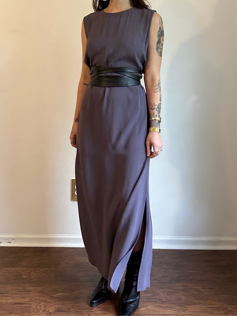Eileen Fisher Lavender Silk Dress