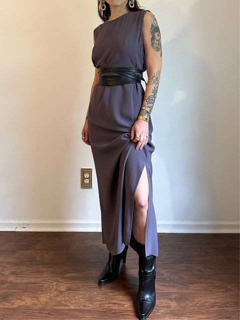 Eileen Fisher Lavender Silk Dress