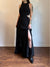 Vintage Black Cutout Dress