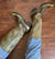 Vintage 1970s Handcrafted Leather Cowboy Boots - Size 9
