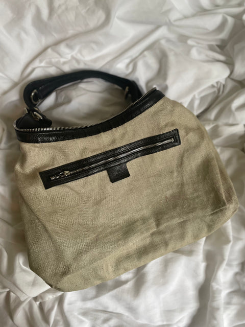 Authentic Gucci Monogram Canvas Shoulder Bag