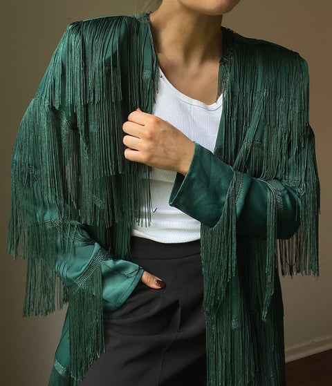 House of Harlow 1960 Fringe Jacket