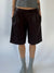 The Row Lambskin Leather Shorts