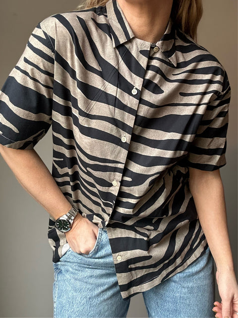 All Saints Zebra Shirt