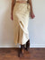 Ivory California Influence Denim Wrap Skirt