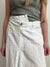 White Cotton Asymmetrical Skirt