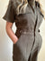 Good American Army Green Jumpsuit
