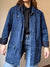 Vintage Reversible Denim & Plaid Jacket