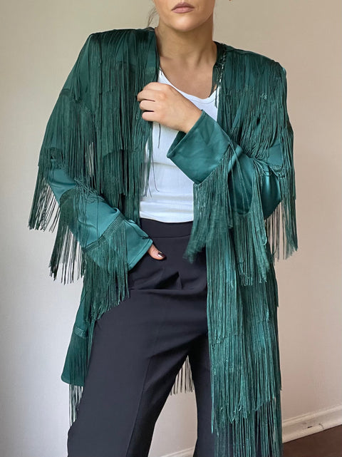 House of Harlow 1960 Fringe Jacket