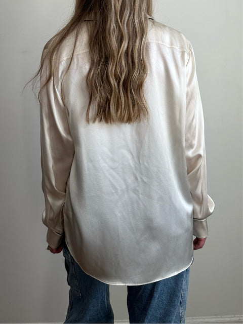 Ralph Lauren Satin Blouse