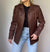 Vintage DKNY Brown Linen Jacket