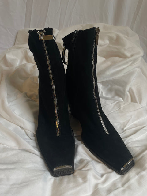 Jeffrey Campbell Suede Steel toe Boots