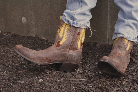 Vintage Johnny Ringo Distressed Boots