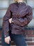 Vintage Unisex Leather Brown Bomber Jacket