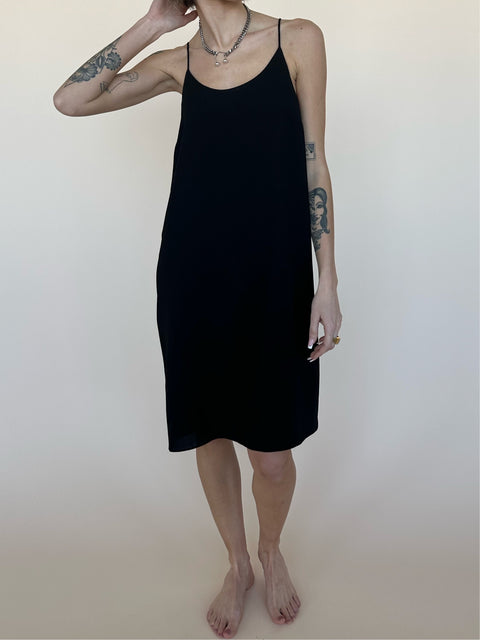 Just Female Black Slip Dress