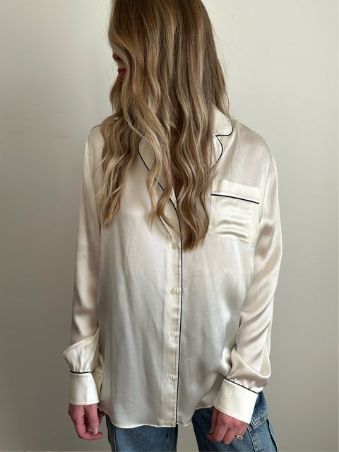 Ralph Lauren Satin Blouse