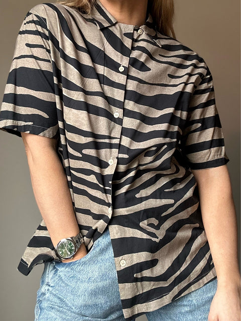 All Saints Zebra Shirt