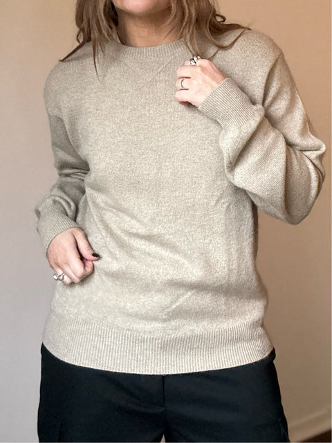 Vintage Lord & Taylor Beige Cashmere Sweater