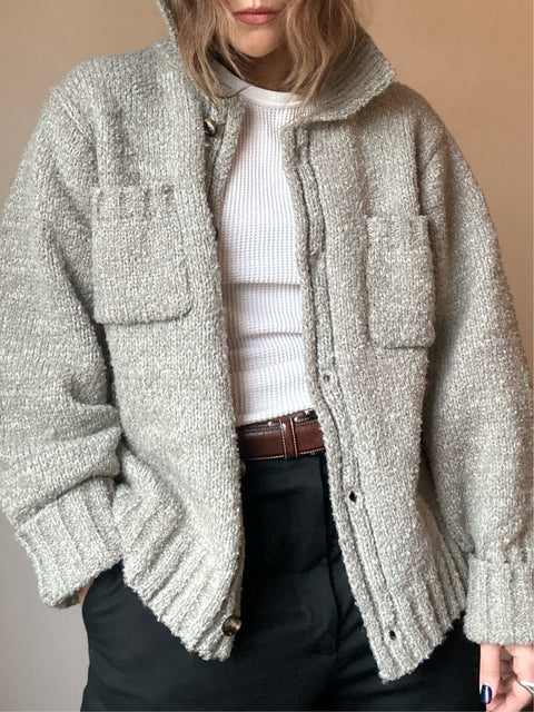 Shaggy Taupe Shacket