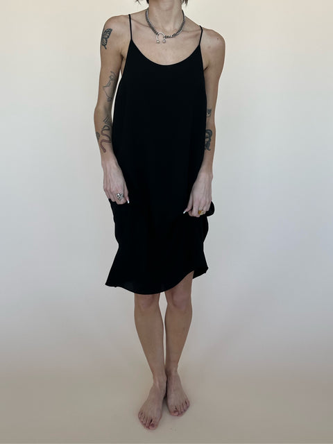 Just Female Black Slip Dress