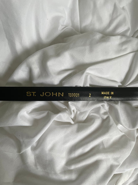 St. John Leather Belt sz 2